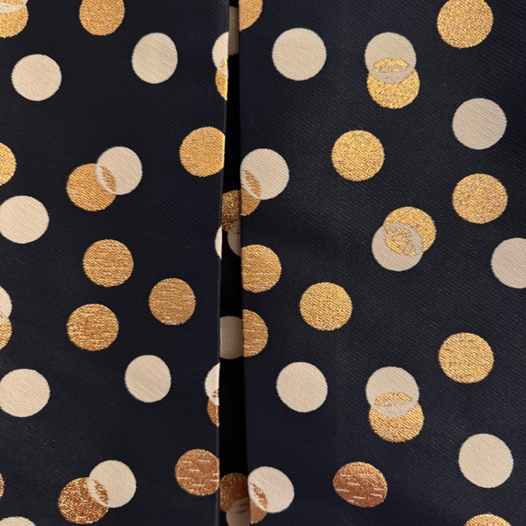 Akris Punto Navy Jacquard Metallic Dot Jacket — Size 8, NWT - Picture 10 of 14